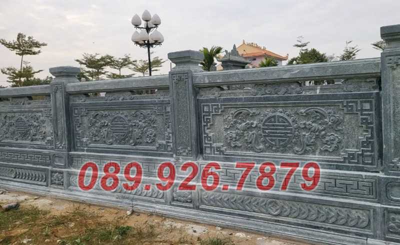 758 - mẫu hàng rào đá đẹp bán phú yên - nghĩa trang