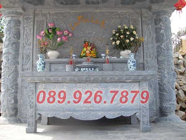 847- mẫu bàn thờ đá đẹp bán đồng nai - đình chùa