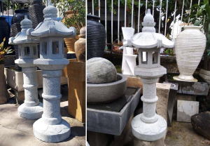 Cột đèn đá – thắp sáng không gian thiền