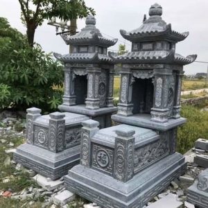 15 mẫu mộ đá 2 mái bán tại Kiên Giang