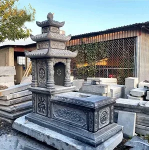 23 mẫu mộ đá 3 mái ở Tiền Giang