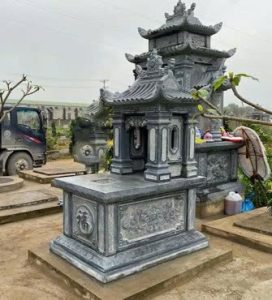 mộ đá 1 mái tại kiên giang