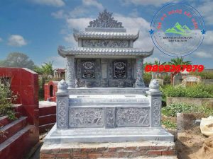 mộ đá đôi hỏa táng