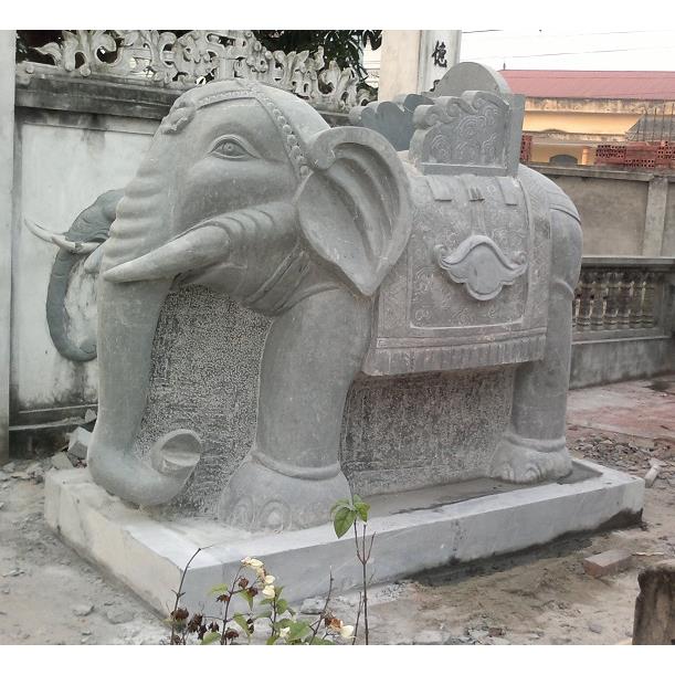 Con Voi Đá – Linh Vật Phong Thủy Quyền Lực Trong Nghệ Thuật Đá Mỹ Nghệ