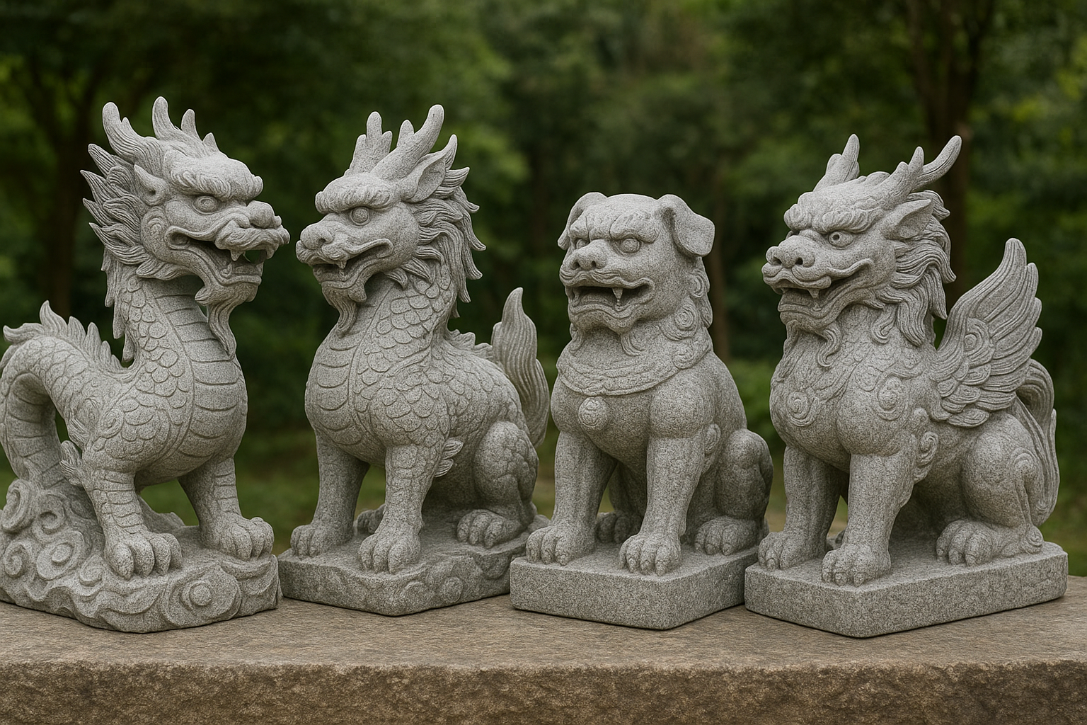 “Tượng linh vật đá” là biểu tượng hộ mệnh và nét đẹp trường tồn trong văn hóa Việt Nam. Giữa nhịp sống hiện đại, những bức tượng ấy không chỉ mang đến vẻ đẹp hài hòa cho không gian sống mà còn giúp con người tìm lại sự cân bằng, bình an trong tâm hồn