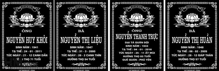 Bia mộ là “tấm danh thiếp” của người đã khuất, giúp xác định vị trí ngôi mộ và ghi nhớ công đức, thân thế của họ
