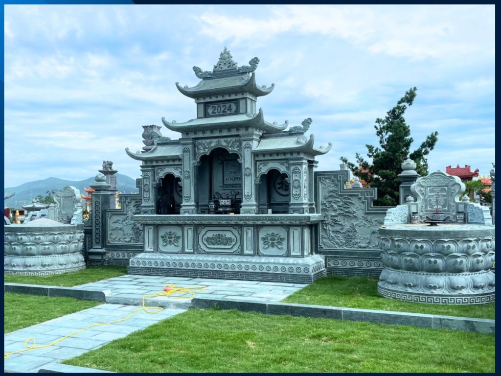 Cấu trúc tổng thể khu lăng mộ đá truyền thống Việt