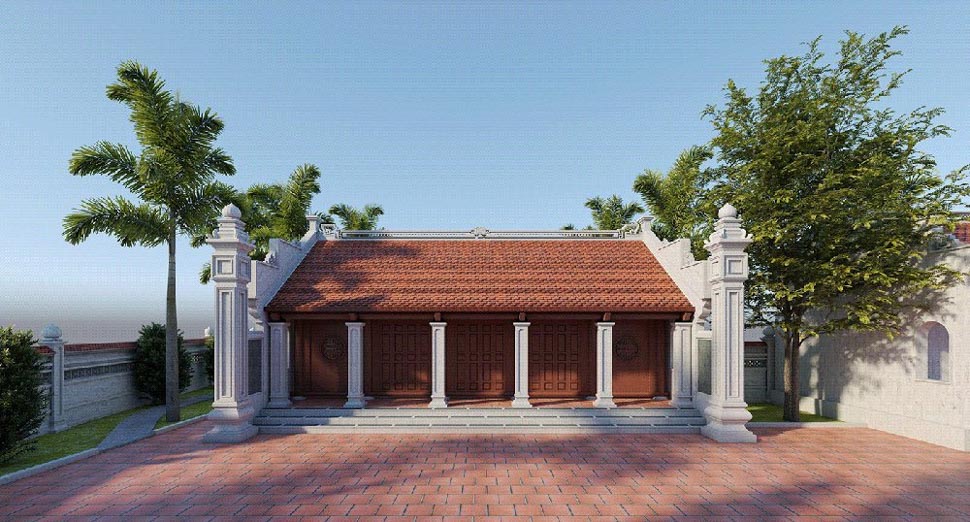 Đá tự nhiên luôn được xem là vật liệu bền bỉ, vượt thời gian và mang năng lượng mạnh mẽ trong phong thủy. Nhà thờ họ bằng đá được xây dựng từ các loại đá xanh, đá trắng, đá granite…