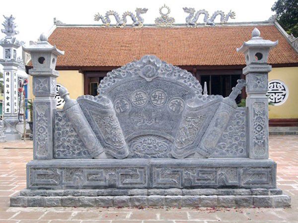 Ý nghĩa phong thủy của bình phong đá