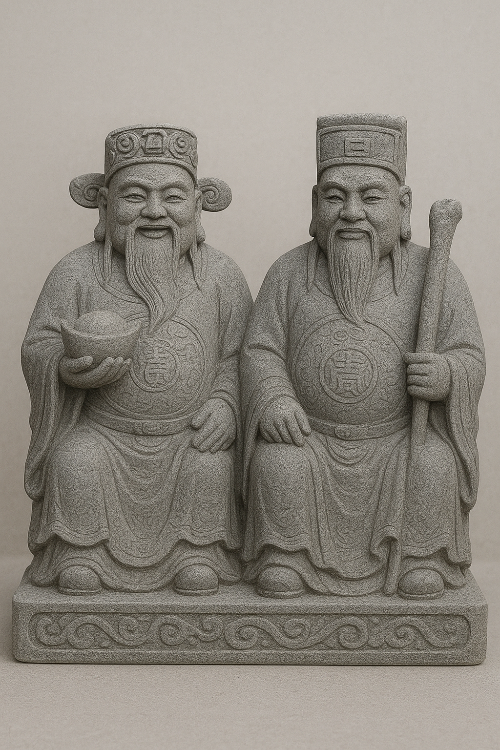 Chất liệu quyết định linh hồn của một tác phẩm đá mỹ nghệ. Tượng Thần Tài thường được chế tác từ các dòng đá tự nhiên như đá xanh, đá trắng, đá vàng, đá ngọc hoặc đá granite