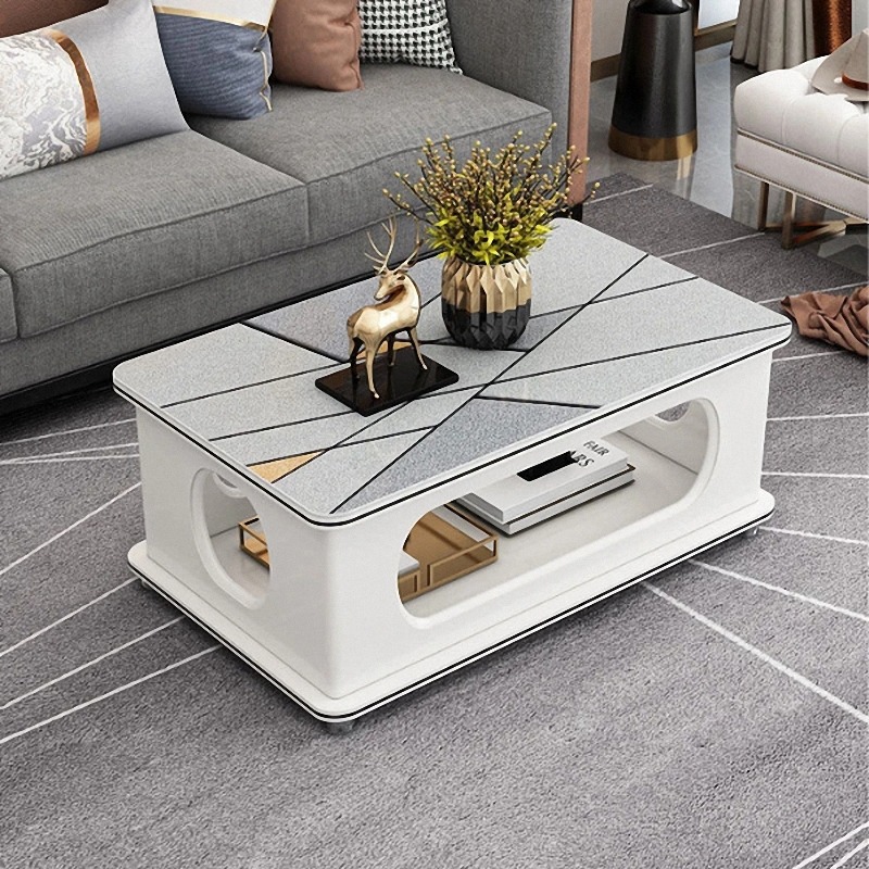 Không giống như bàn ghế gỗ hay kim loại, bàn trà đá mang đến cảm giác mát mẻ, tĩnh lặng và thanh thoát