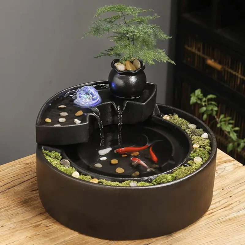 Thác nước đá phong thủy không chỉ mang giá trị phong thủy mà còn thể hiện trình độ điêu khắc đá mỹ nghệ của các nghệ nhân