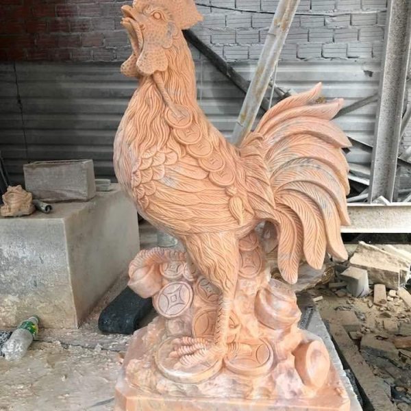 Tượng Kim Kê đá phù hợp với nhiều vị trí