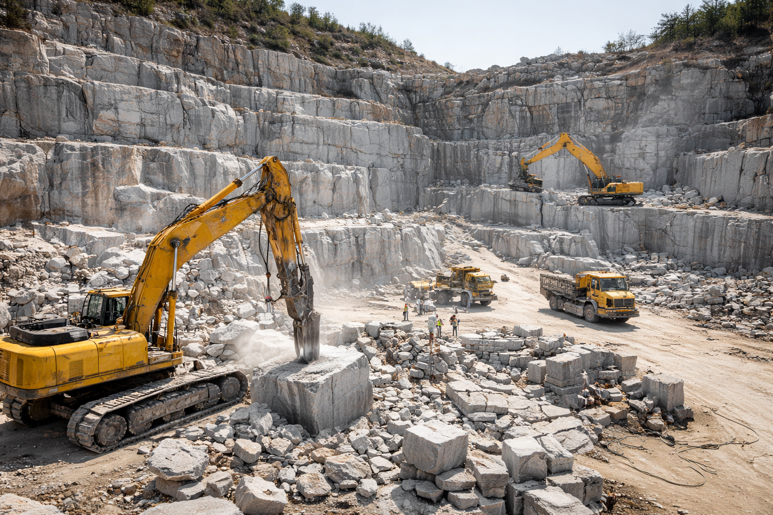 Đá granite (đá hoa cương) là loại đá tự nhiên hình thành sâu trong lòng đất qua hàng triệu năm. Quá trình kết tinh chậm đã tạo nên cấu trúc tinh thể đặc chắc, giúp granite có độ cứng cao, khả năng chịu lực tốt và ít bị nứt vỡ