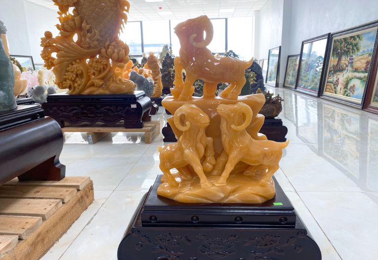 Sản phẩm đá mỹ nghệ theo yêu cầu rất phong phú, đáp ứng nhiều mục đích sử dụng khác nhau