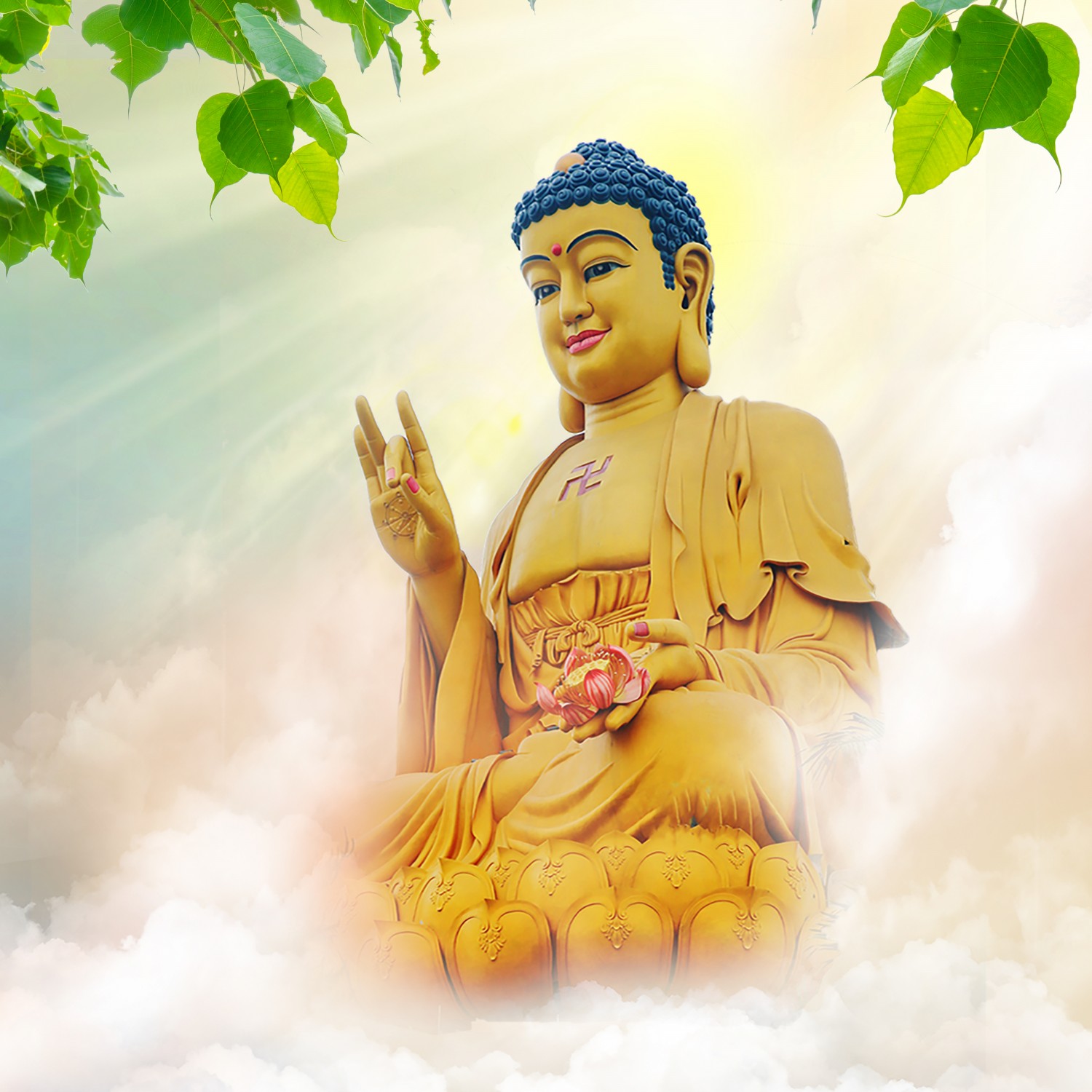 Trong Phật giáo, Đức Phật A Di Đà là biểu tượng của ánh sáng vô lượng, trí tuệ và lòng từ bi bao la. Ngài là vị giáo chủ cõi Tây Phương Cực Lạc, luôn dang tay tiếp dẫn chúng sinh vượt qua khổ đau để tìm về an lạc