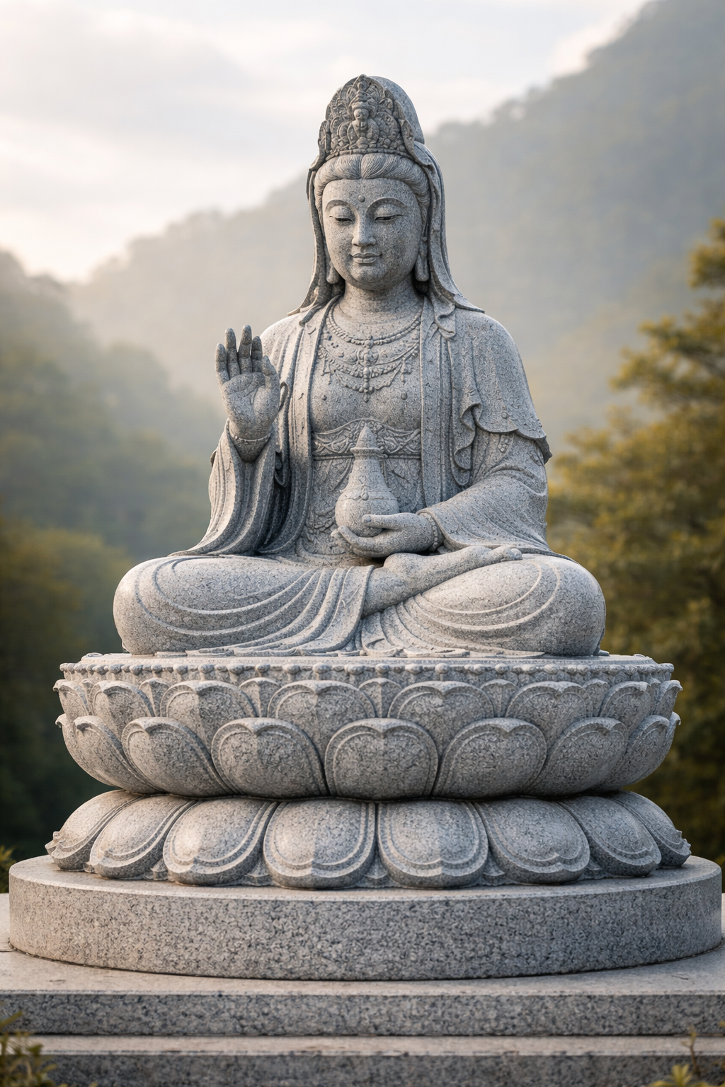 Granite có thể được sử dụng để chế tác nhiều loại tượng đá khác nhau như tượng Phật, tượng Quan Âm, tượng Di Lặc, linh vật phong thủy, tượng danh nhân hay tượng trang trí cảnh quan