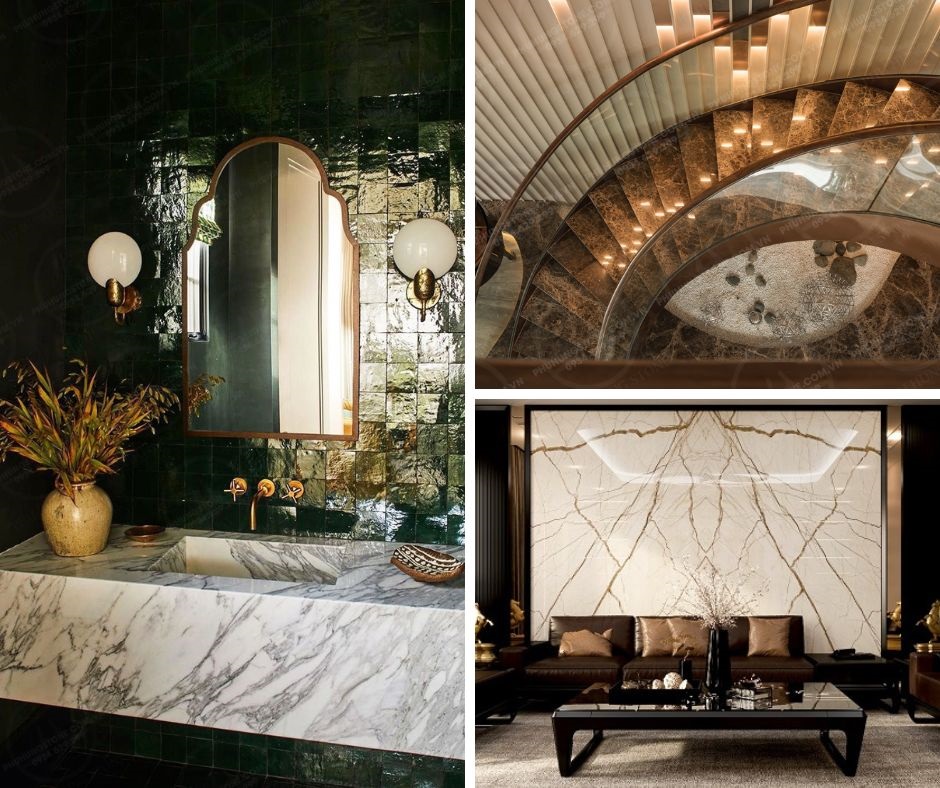 Nhà ốp đá từ tự nhiên mang vẻ đẹp đẳng cấp, bền bỉ theo năm tháng