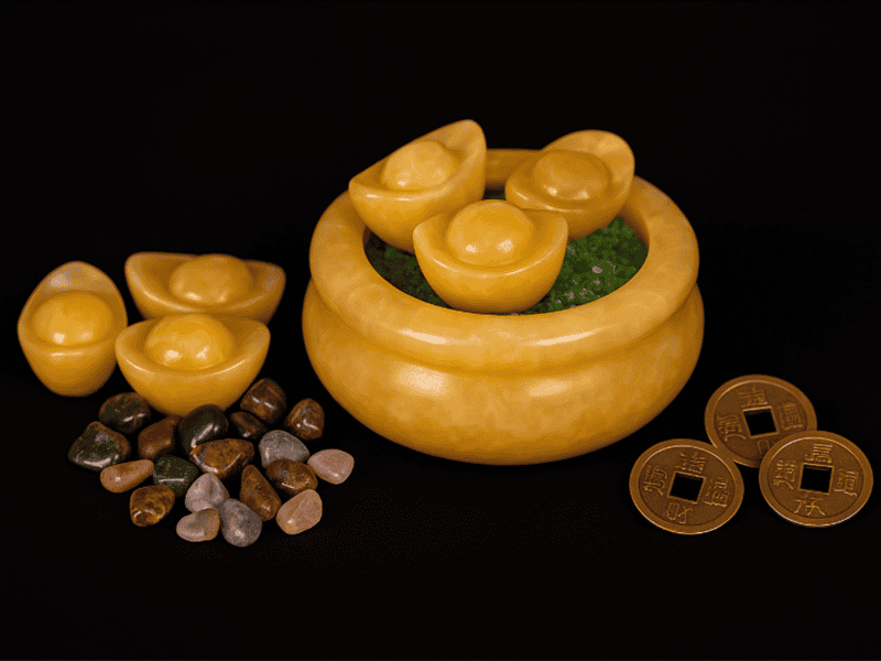 Không chỉ dừng lại ở yếu tố thẩm mỹ, nhiều tác phẩm tạo hình từ đá còn mang ý nghĩa phong thủy sâu sắc