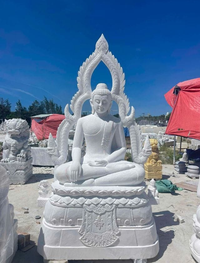 Tượng Phật Thích Ca đá – Hiện thân của trí tuệ trong nghệ thuật đá mỹ nghệ
