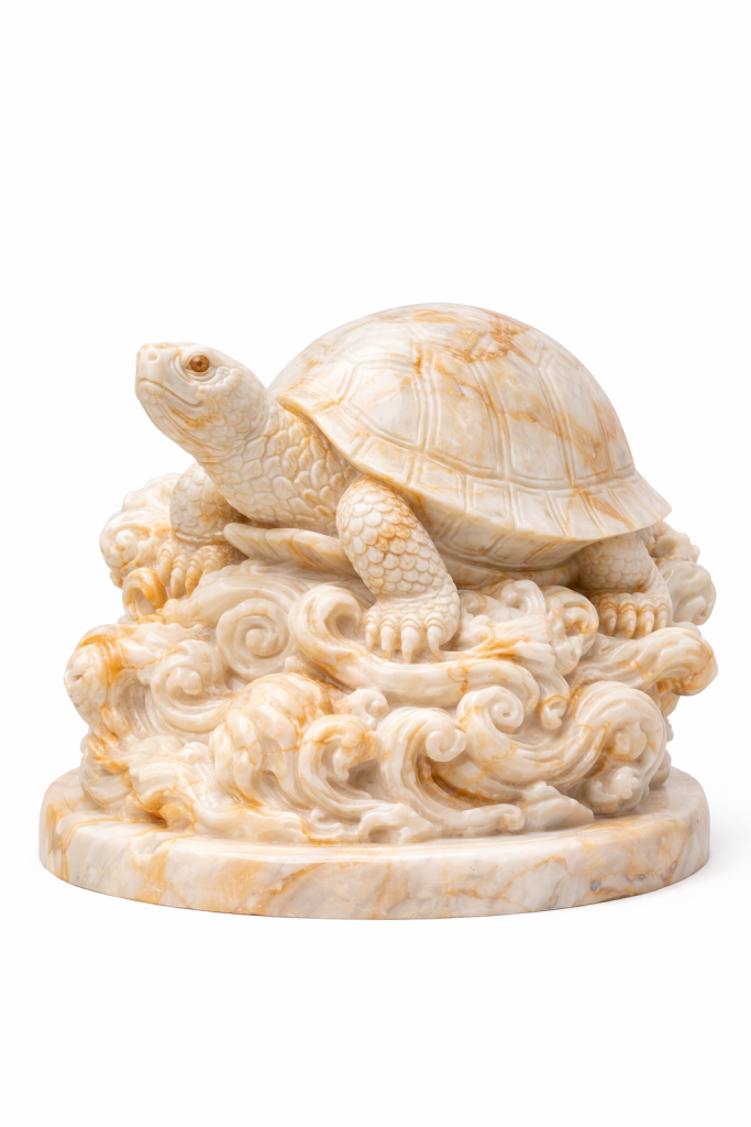 Đá vàng mang gam màu ấm áp, tượng trưng cho sự sung túc, phồn vinh và may mắn