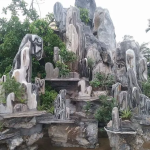 Tiểu cảnh đá mỹ nghệ – Nét chấm phá cho không gian xanh