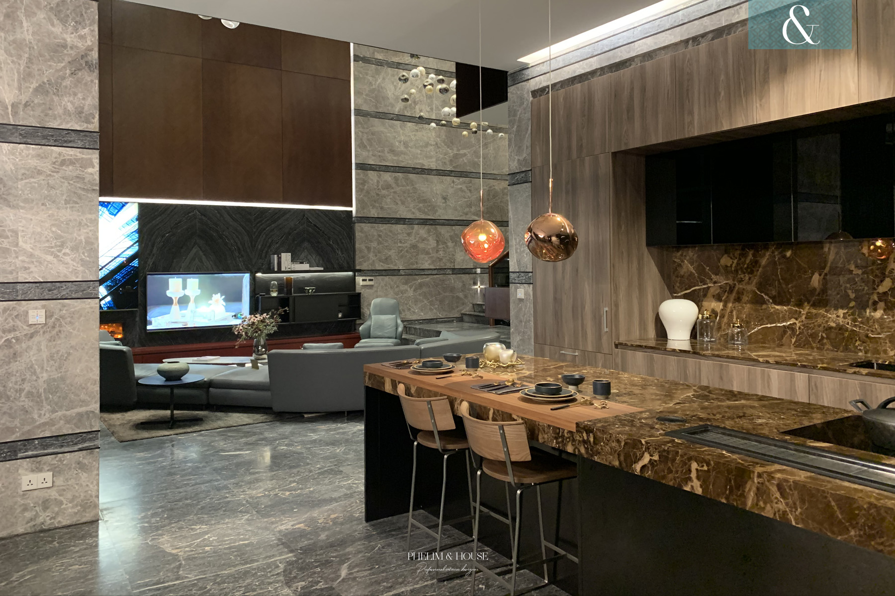 Tại nhiều quốc gia châu Á, yếu tố phong thủy được xem trọng trong thiết kế khách sạn. Đá tự nhiên được xem là vật liệu mang năng lượng đất trời, tượng trưng cho sự ổn định và bền vững