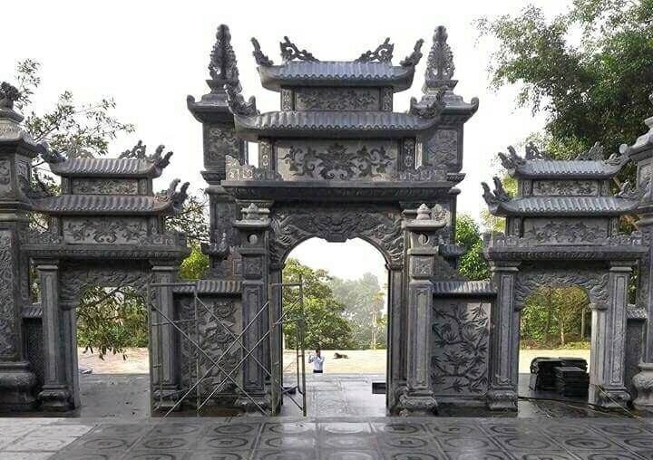 Cổng đá mỹ nghệ – Điểm nhấn khiến ai cũng phải ngoái nhìn