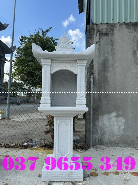 166+Bán cây hương thờ đá mỹ nghệ có mái tại Lạng Sơn