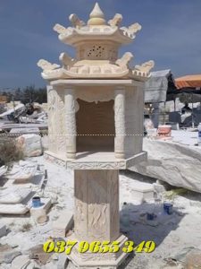 117+ Bàn thờ thiên không mái bằng đá tại Gia Lai