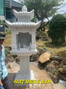 193+Bán cây hương thờ đá mỹ nghệ có mái tại Hưng Yên