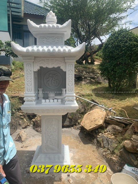 193+Bán cây hương thờ đá mỹ nghệ có mái tại Hưng Yên