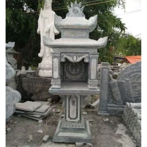 166+Bán cây hương thờ đá mỹ nghệ có mái tại Thái Nguyên