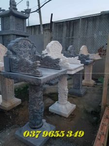 61 cây hương không mái bằng đá bán Hà Tĩnh