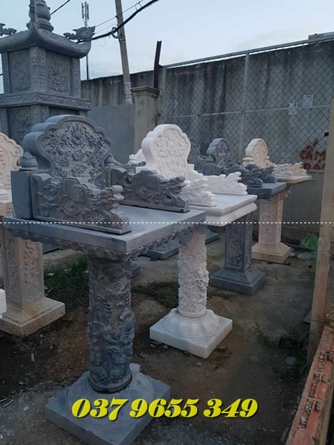 61 cây hương không mái bằng đá bán Hà Tĩnh