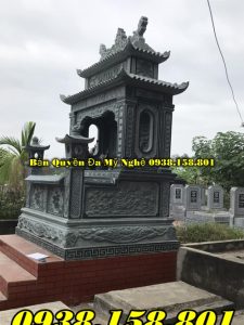 324 bán mẫu mộ đá có mái Phú Thọ đá nguyên khối | đá Thanh Hóa