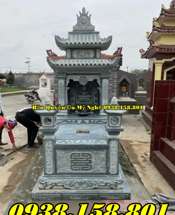 324 bán mẫu mộ đá có mái Tây Ninh đá nguyên khối | đá Thanh Hóa